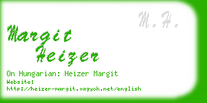 margit heizer business card